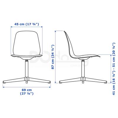 Стул LEIFARNE 493.049.72 IKEA (ИКЕА ЛЕЙФ-АРНЕ), фото 4