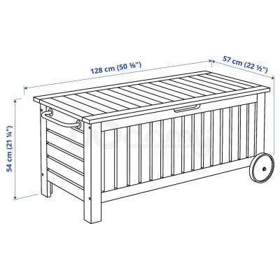 Садовая скамья с ящиком APPLARO 902.342.07 IKEA (ИКЕА ЭПЛАРО), фото 11
