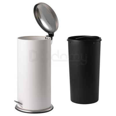 Відро з відкидною кришкою MJÖSA 304.228.62 IKEA (ИКЕА МЬЁСА), фото 2