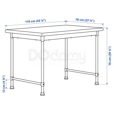 Письменный стол KULLABERG 804.994.44 IKEA (ИКЕА КУЛЛАБЕРГ), фото 6