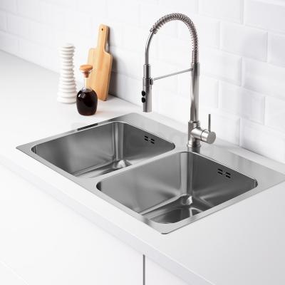 Подвійна мийка LÅNGUDDEN 191.574.87 IKEA (ИКЕА ЛОНГУДДЕН), фото 3