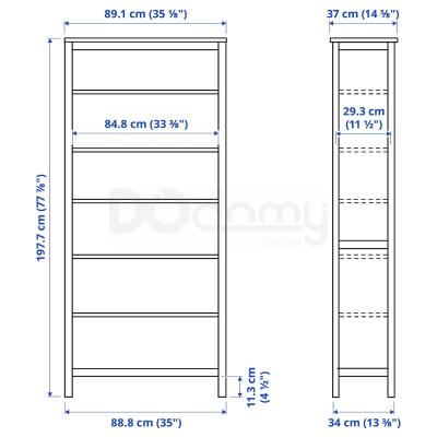 Стелаж HEMNES 604.135.02 IKEA (ИКЕА ХЕМНЭС), фото 4