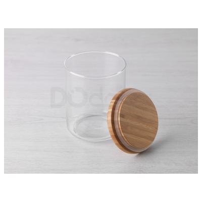 Банка с крышкой, прозрачное стекло EKLATANT 103.766.01 IKEA (ИКЕА ЭКЛАТАНТ), фото 2