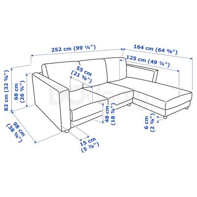 VIMLE 593.991.30 IKEA (ИКЕА ВИМЛЕ), фото 8
