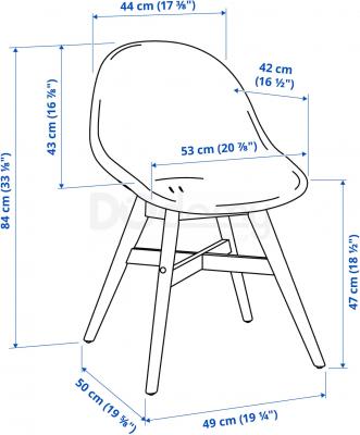 стілець FANBYN 492.284.74 IKEA (ИКЕА ФАНБЮН), фото 4