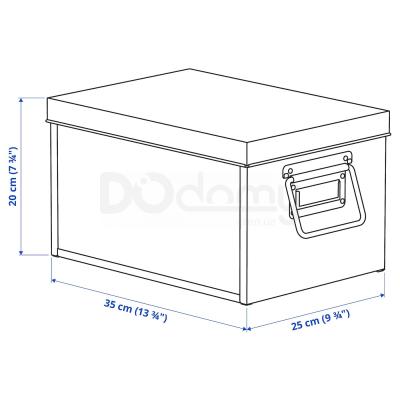 Коробка з кришкою MANICK 603.481.30 IKEA (ИКЕА МАНИКК), фото 6