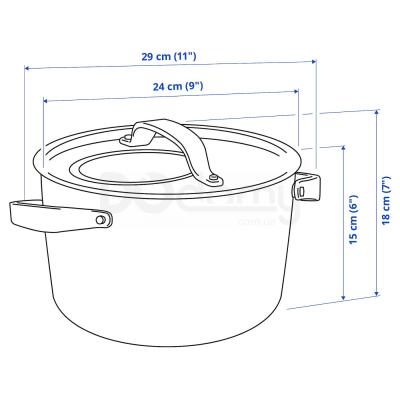 Каструля SENSUELL 903.245.47 IKEA (ИКЕА СЕНСУЭЛЛ), фото 6