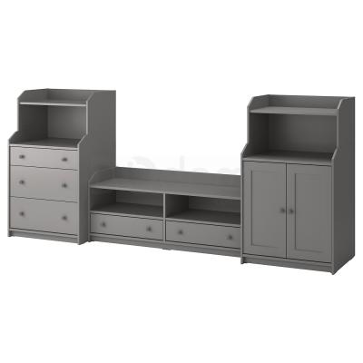 Комбинация для ТВ HAUGA 193.884.35 IKEA (ИКЕА ХАУГА), фото 1