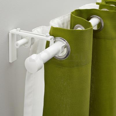 Подвійний гардини карниз з аксесуарами RÄCKA/HUGAD 299.292.49 IKEA (ИКЕА РЭККА / ХУГАД), фото 4