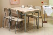 Комплект - обідні стіл і стільці для кухні SIGNAL
