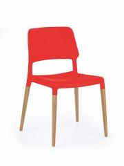 Червоні Пластикові стільці та крісла