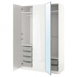 Шкаф с зеркальной дверью PAX 091.248.26 IKEA (ИКЕА ПАКС), фото