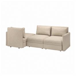 3-х местный модульный диван-кровать с ящиком для хранения Хилларед VALLENTUNA 193.967.13 IKEA (ИКЕА , фото