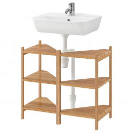 Кутовий стелаж з раковиною RÅGRUND/TYNGEN 592.921.67 IKEA (ИКЕА РОГРУНД / ТИНГЕН), фото