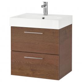 Шкаф для раковины с 2 ящиками GODMORGON / BRAVIKEN 193.202.71 IKEA (ИКЕА GODMORGON / ГОДМОРГОН БРОВИ, фото