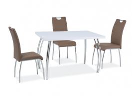 Стіл SIGNAL SK-2 білий/Хром 120X68, фото