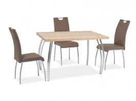 Стол Signal SK-2 Дуб Сонома/Хром 120X68, фото