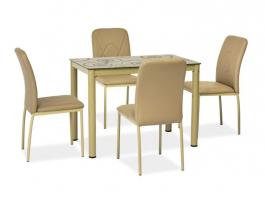 Стол Signal DAMAR Темно-бежевый 100X60, фото