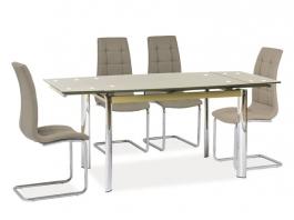 Стіл SIGNAL GD020 Темно-бежевий 120(180)x80, фото