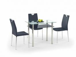 Стіл HALMAR LESTER 90 черний, фото