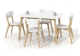 Стол HALMAR LORRITA белый, фото