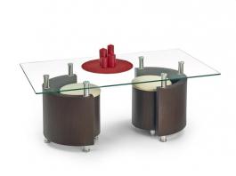 Журнальний столик HALMAR ANGEL венге, фото