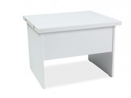 Стіл трансформер SIGNAL Costa B білий, фото