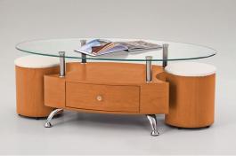 Журнальний столик HALMAR STELLA черешня, фото