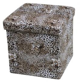 Пуф HALMAR Moly Lion тигровий, фото