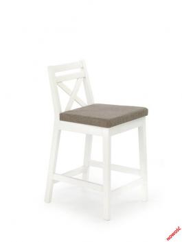 Стул низкий HALMAR Borys Low белый, фото