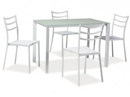 Комплект стол и стулья Signal Kendo белый, фото