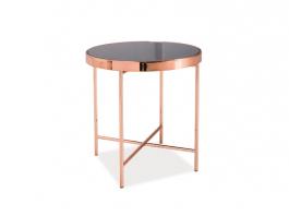Журнальний столик SIGNAL Gina C мідний, фото