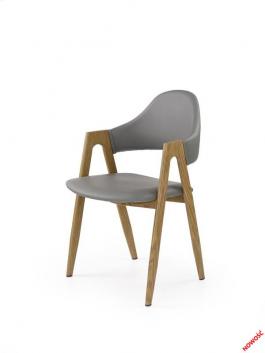Стілець HALMAR K-247 сірий, фото