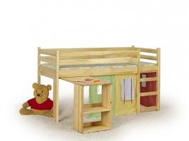 Кровать двухъярусная HALMAR EMI Сосна, фото