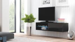 Тумба ТВ HALMAR LIVO RTV-120W Черный, фото