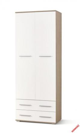 Шкаф HALMAR Lima Reg-2 Дуб сонома/Белый, фото