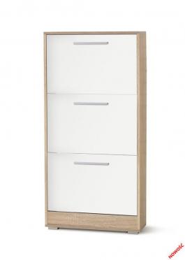 Тумба HALMAR для взуття Lima ST-1 дуб сонома/білий, фото