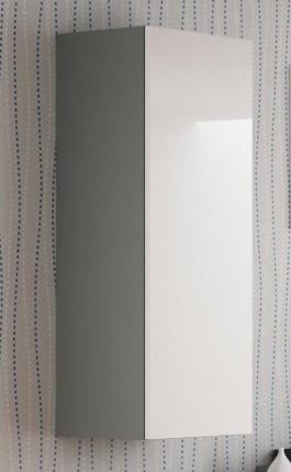 Пенал навесной HALMAR Livo S-120 Белый, Серый, фото