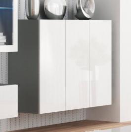 Комод навісний HALMAR Livo KM-120 білий, Сірий, фото