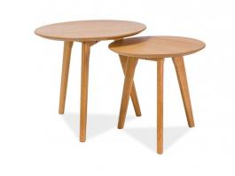 Журнальний столик SIGNAL MILAN S2 дуб/дуб, фото