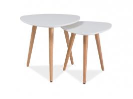 Журнальный столик Signal NOLAN A белый, фото