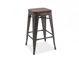 Барний стілець SIGNAL Long графіт, фото