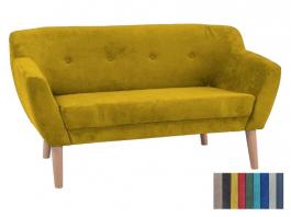 Диван SIGNAL Bergen 2 жовтий, фото