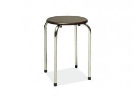 Кресло Signal Taboret темно-коричневый/хром, фото