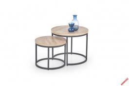 Журнальный столик HALMAR комплект OREO Дуб Сан Ремо, фото