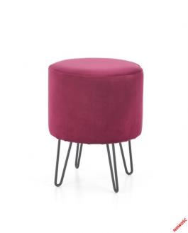 Пуф HALMAR KHEOPS бордовый, фото