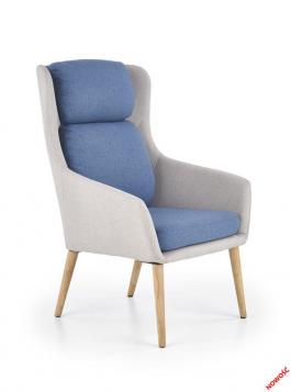 Кресло HALMAR PURIO синий, фото