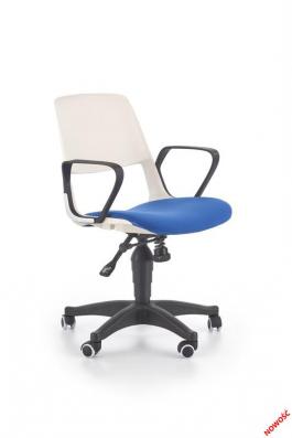 Кресло HALMAR JUMBO Бело-синий, фото