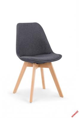 Стілець HALMAR K-303 Темно-сірий / Бук, фото