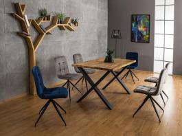 Стіл SIGNAL XAVIERO II LITY DĄB/чорний 150x90, фото